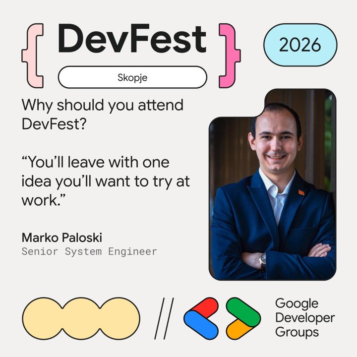 Marko Paloski, Senior System Engineer: You'll leave with one idea you'll want to try at work.